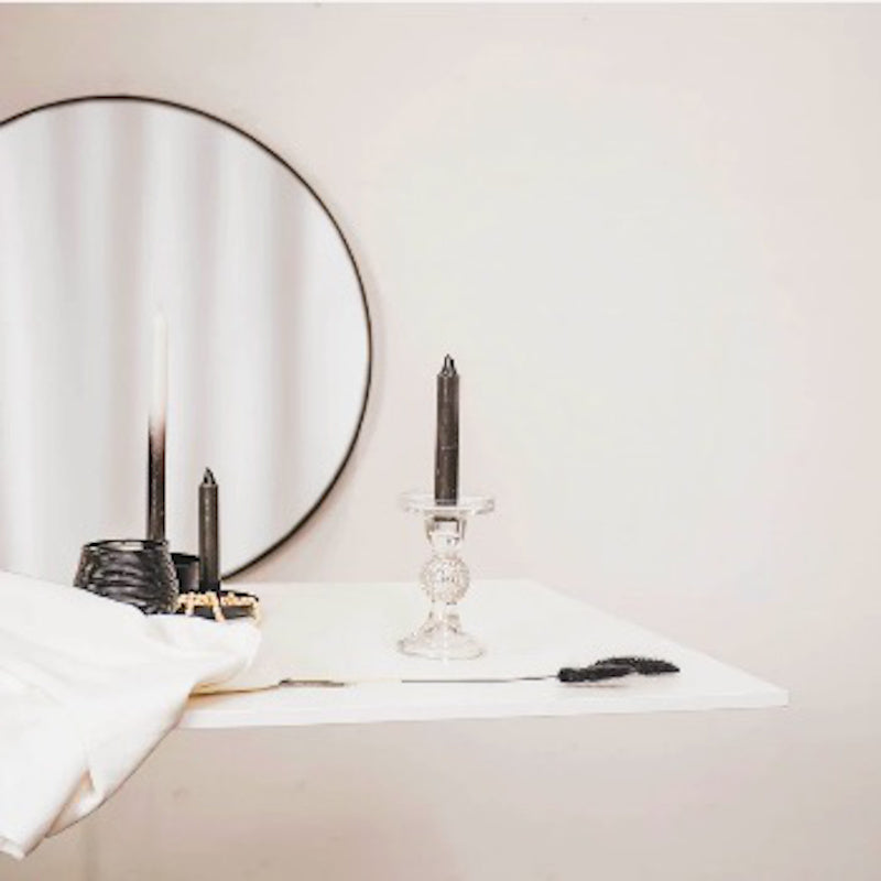 Hv Glas Candelholder Silver Sku202463 B