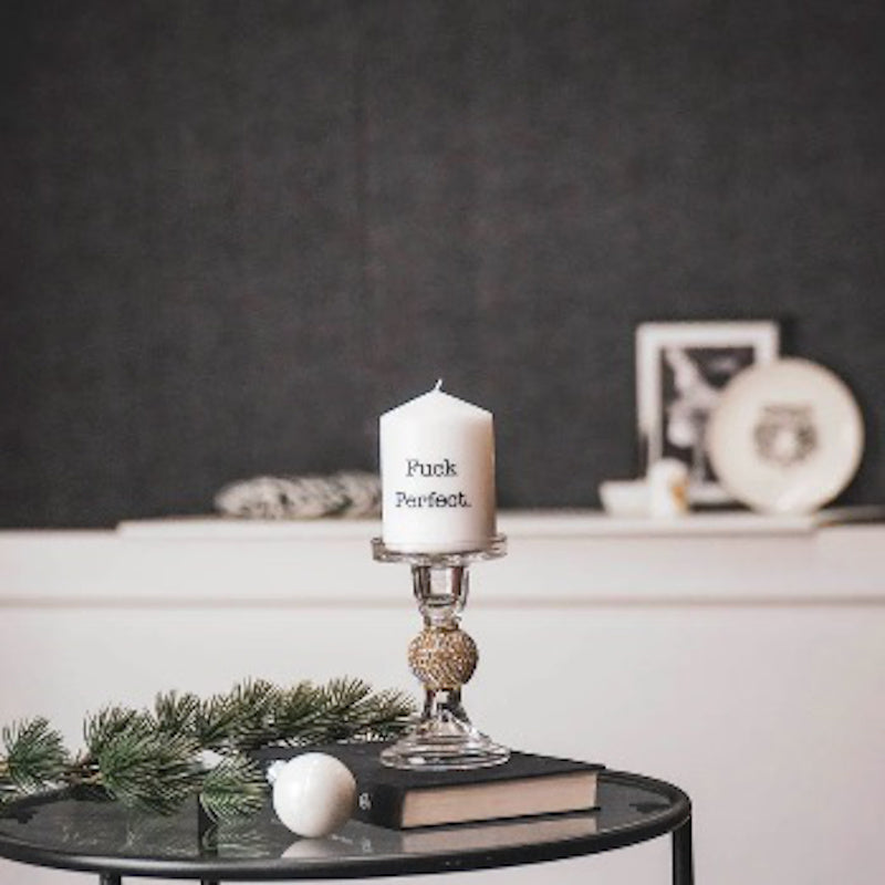 Hv Glas Candelholder Silver Sku202463 C
