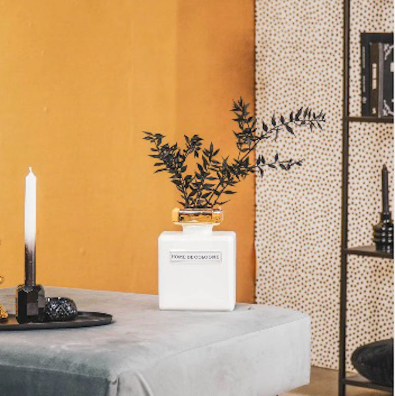 Hv Home De Cologne Vase White Sku202970 E