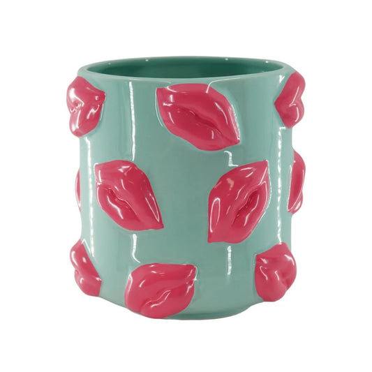 Hv Pot Kisses Mint:pink Groß, Sku 204075