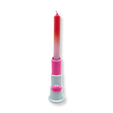 HV Kerzenhalter "LIPSTICK", mint/pink