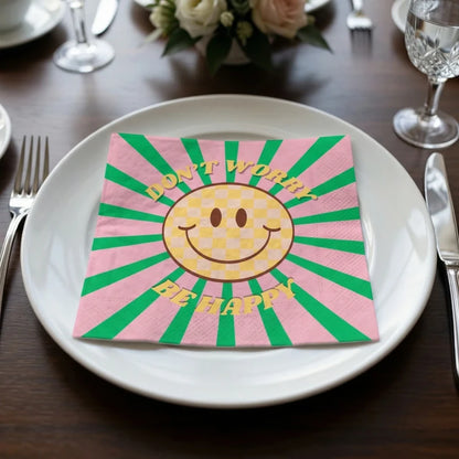 HV Lunch Servietten "DON'T WORRY BE HAPPY"