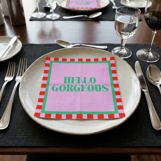 HV Lunch Servietten "HELLO GORGEOUS"