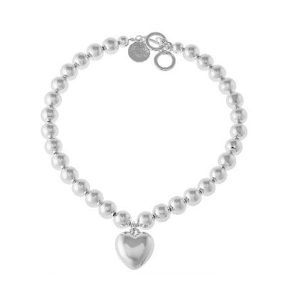 Halskette Big Heart Silber 1
