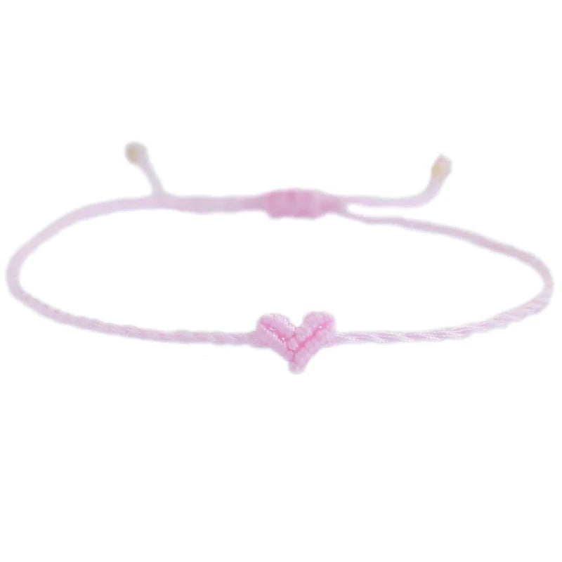 Herzarmband Babyrosa 1