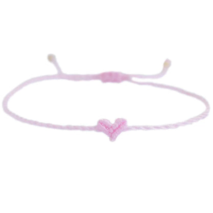 Herzarmband Babyrosa 1