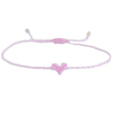 Herzarmband Babyrosa 1