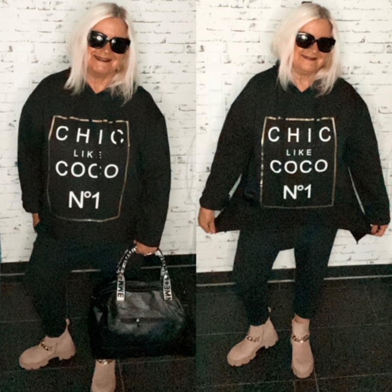 Hoodie Coco Schwarz 1