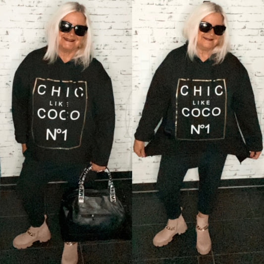 Hoodie Coco Schwarz 1