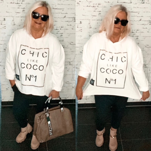 Hoodie Coco Weiß 1