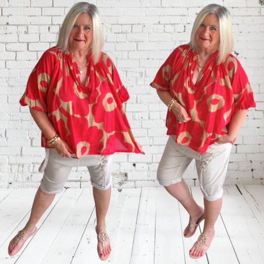 Baggy Bermuda Shorts "LACING"