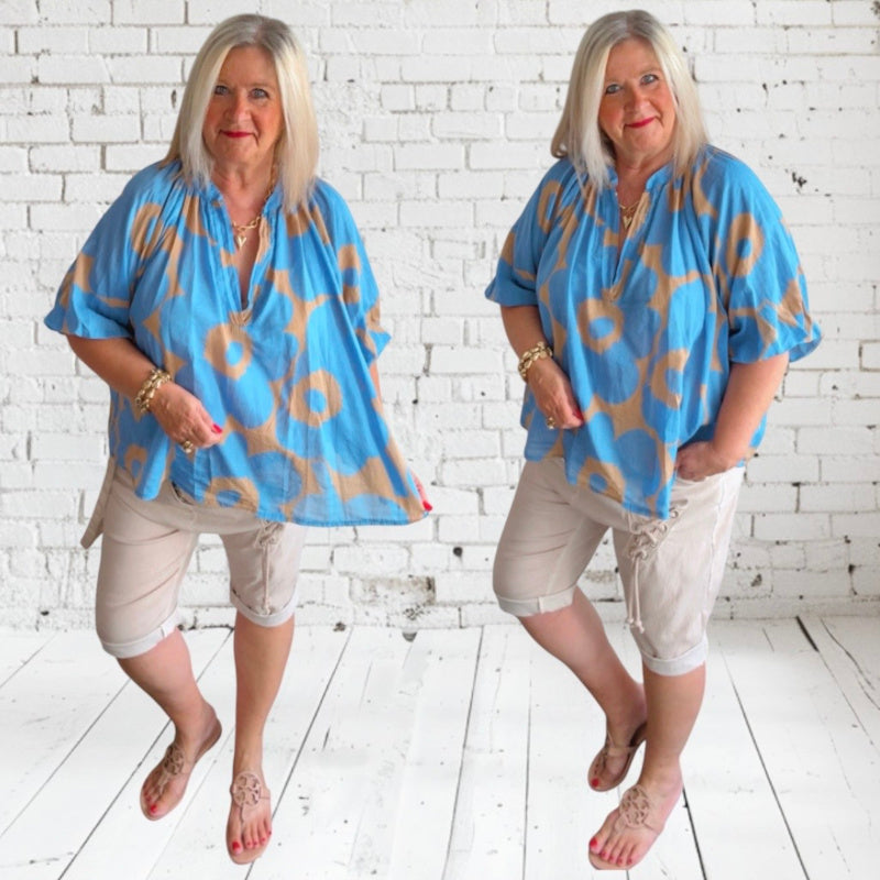 Baggy Bermuda Shorts "LACING"