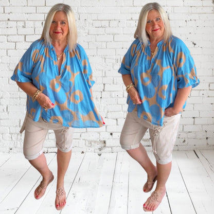 Baggy Bermuda Shorts "LACING"