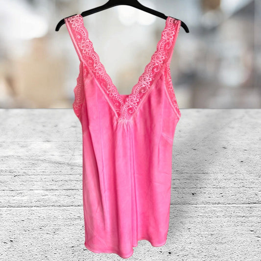 Viskose Top "LUNA" mit Spitze