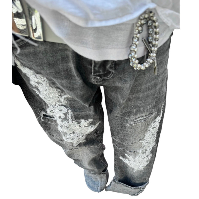 SEXY WOMAN Jeans "FLOWERING VINE"