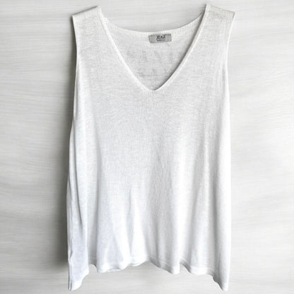 Strick Top "BASIC", weiß