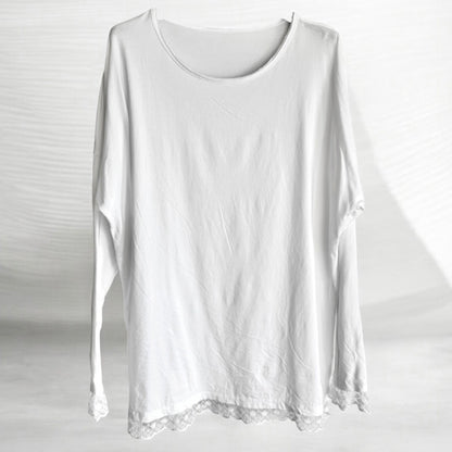 Longsleeve "CANDY" mit Spitze