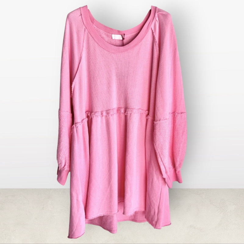 Sweater "LIKE A DRESS", candy rosa