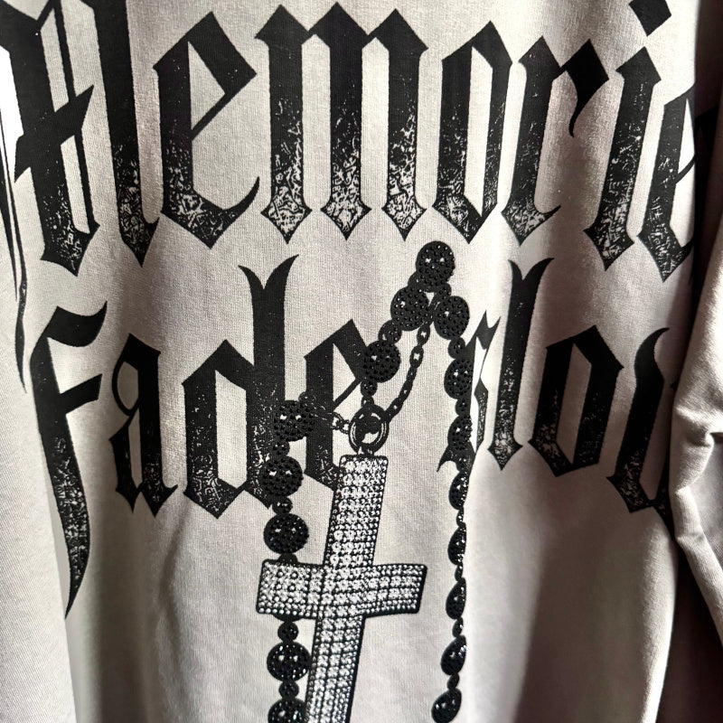 Sweater "MEMORIES" mit Glitzer, schlamm