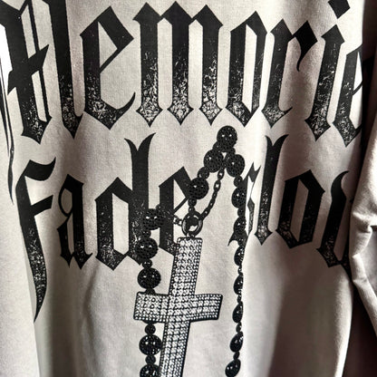 Sweater "MEMORIES" mit Glitzer, schlamm
