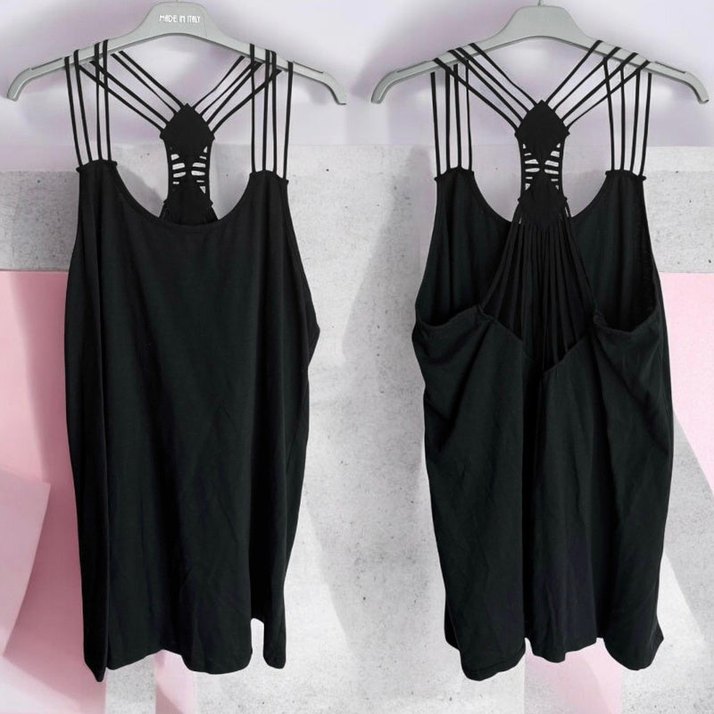 Baumwoll Top "STRING-LINE"