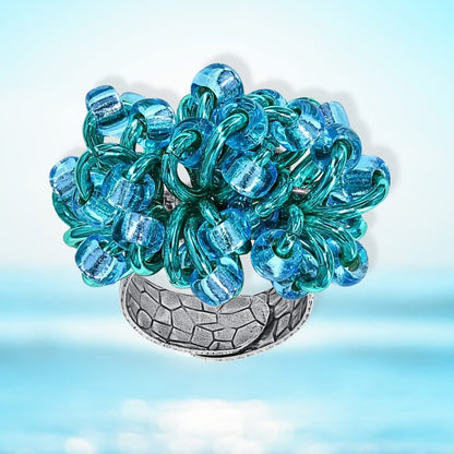 KONPLOTT® - BEACH CLUB Ring, light blue