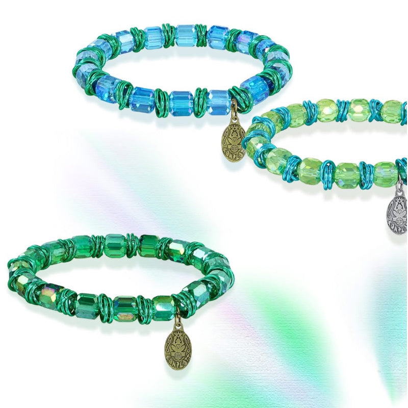 KONPLOTT® - FESTIVAL Armband elastisch, blue