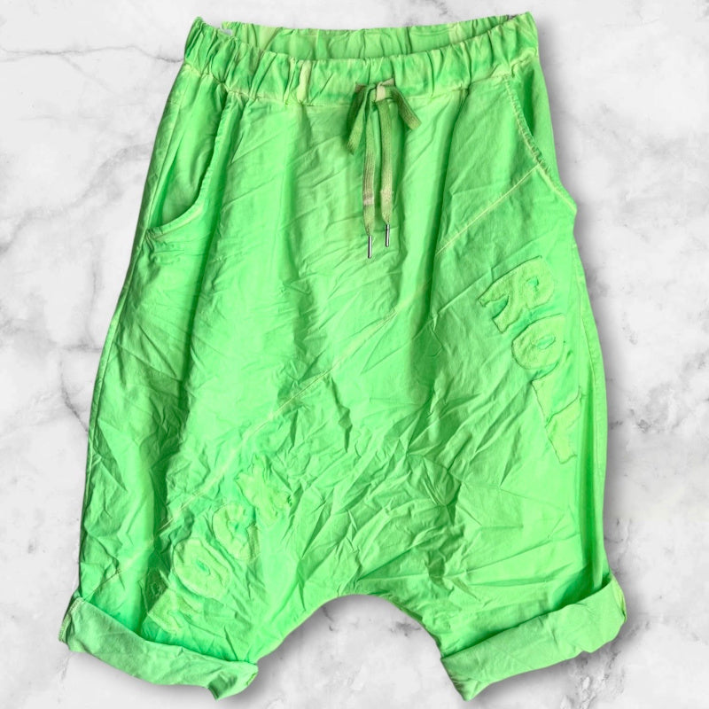 Baggy Bermuda Shorts "ROCK & ROLL"