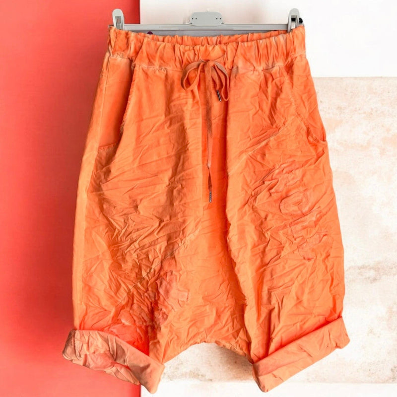 Baggy Bermuda Shorts "ROCK & ROLL"