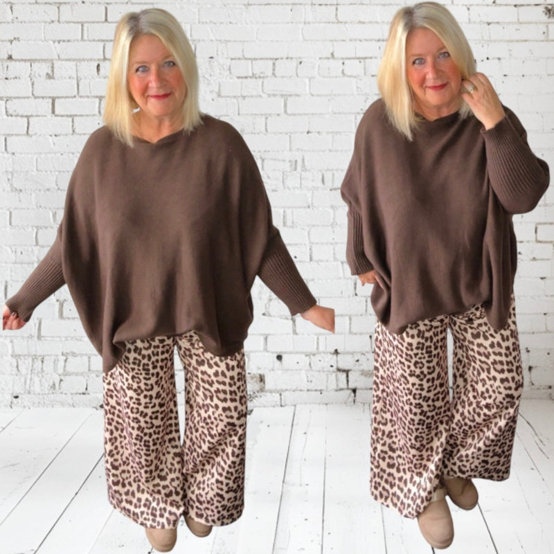 oversized Strickpullover "MOVE"