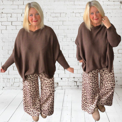 oversized Strickpullover "MOVE"