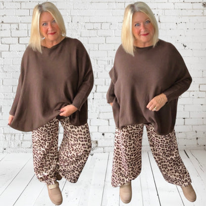 oversized Strickpullover "MOVE"