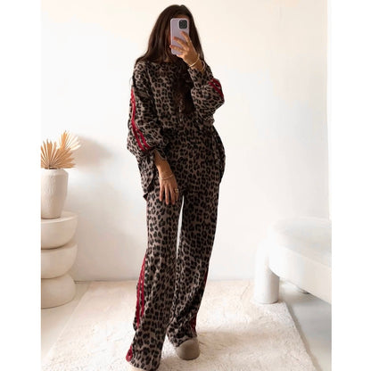 2-Teiler "AMAZING LEO" mit Galonstreifen, braun