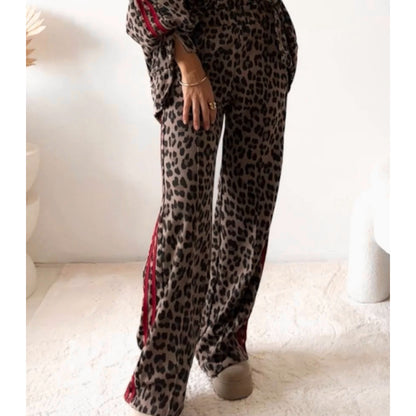 2-Teiler "AMAZING LEO" mit Galonstreifen, braun