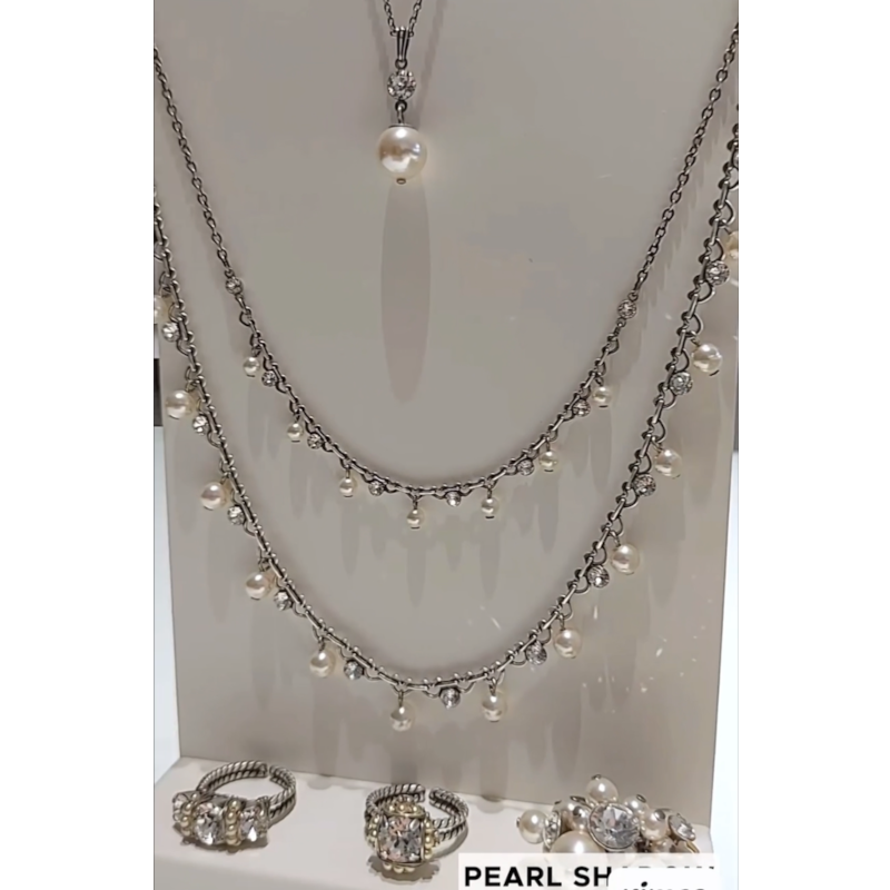 KONPLOTT® - PEARL SHADOW Halskette, beige