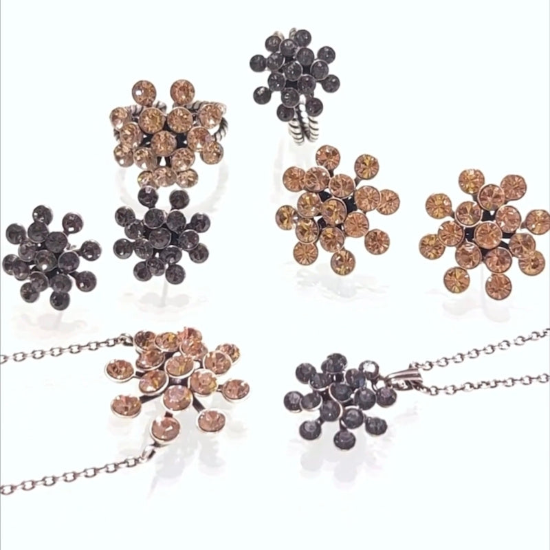 KONPLOTT® - MAGIC FIREBALL Ohrstecker, grey