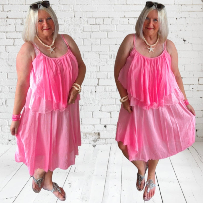 Trägerkleid "KATINKA", candy pink