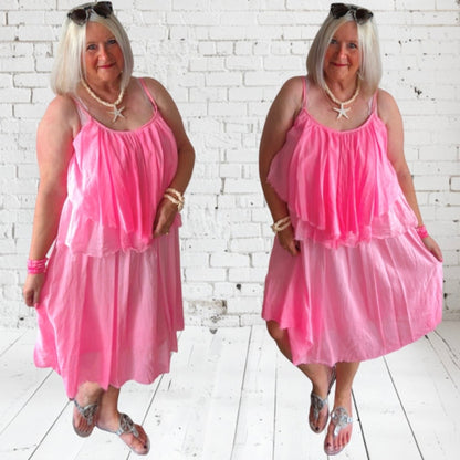 Trägerkleid "KATINKA", candy pink