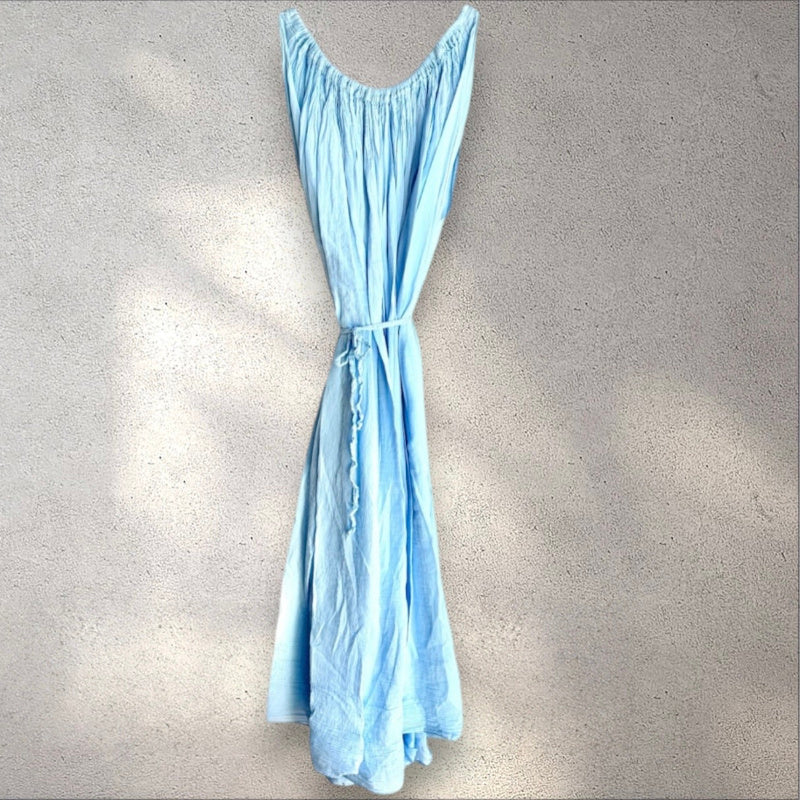 Carmen Maxikleid "PHARAOH", hellblau