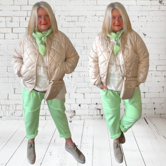 gesteppte Bomberjacke "RAISE PUFFY", champagner