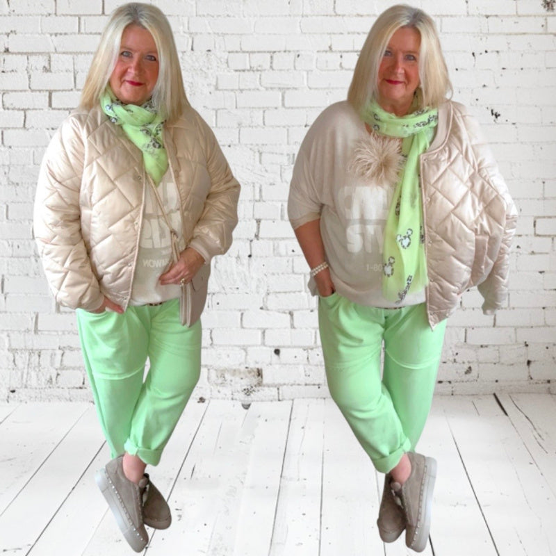 gesteppte Bomberjacke "RAISE PUFFY", champagner