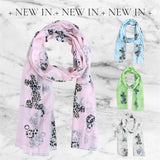 Viskose Schal "LEO MICKEY", in 4 Farben