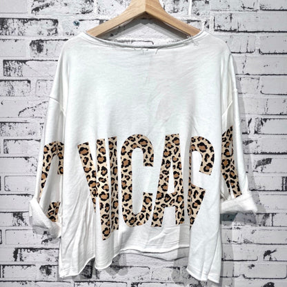 Sweater "CHICAGO", weiß