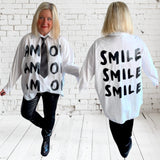 Bluse "AMOR" mit Krawatte, w/s