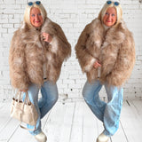 Felljacke "LUXURY FAKE FUR", braun