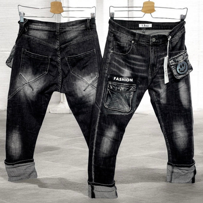 SEXY WOMAN Jeans "FASHION", black