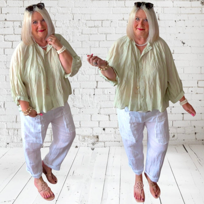 Bluse "DREAM", pistazie