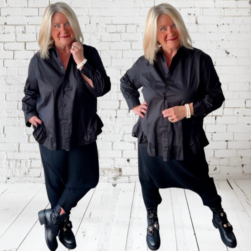 Bluse "VOLANT", in 2 Farben