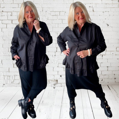 Bluse "VOLANT", in 2 Farben