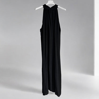 Neckholder Maxi Kleid "LEILA", schwarz